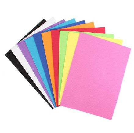 A4 Fold Scrapbooking Thick Multicolor Sponge Foam Paper